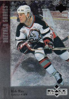 #32 Rob Ray - Buffalo Sabres - 1996-97 Upper Deck Black Diamond Hockey