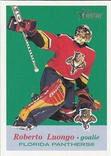 #32 Roberto Luongo - Florida Panthers - 2001-02 Topps Heritage Hockey