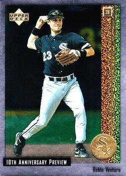 #32 Robin Ventura - Chicago White Sox - 1998 Upper Deck - 10th Anniversary Preview Baseball