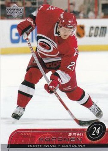 #32 Sami Kapanen - Carolina Hurricanes - 2002-03 Upper Deck Hockey
