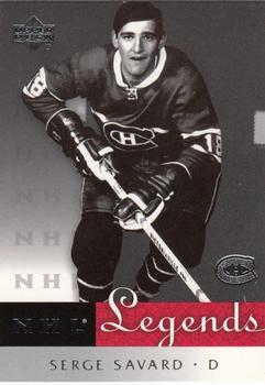 #32 Serge Savard - Montreal Canadiens - 2001-02 Upper Deck Legends Hockey