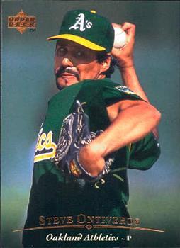 #32 Steve Ontiveros - Oakland Athletics - 1995 Upper Deck Baseball