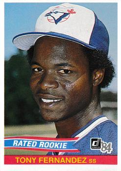 #32 Tony Fernandez - Toronto Blue Jays - 1984 Donruss Baseball