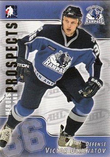 #32 Victor Uchevatov - San Antonio Rampage - 2004-05 In The Game Heroes and Prospects Hockey