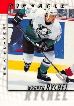 #32 Warren Rychel - Anaheim Mighty Ducks - 1997-98 Pinnacle Be a Player Hockey
