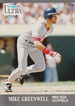 #32 Mike Greenwell - Boston Red Sox - 1991 Ultra Baseball
