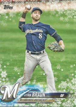 #HMW32 Ryan Braun - Milwaukee Brewers - 2018 Topps Holiday Baseball