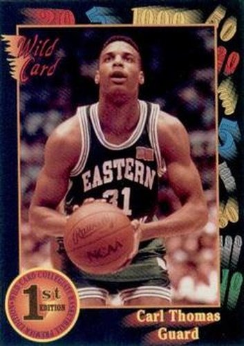 #32 Carl Thomas - Eastern Michigan Eagles - 1991-92 Wild Card Basketball