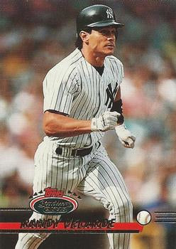 #32 Randy Velarde - New York Yankees - 1993 Stadium Club Baseball