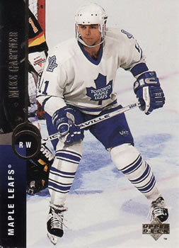 #32 Mike Gartner - Toronto Maple Leafs - 1994-95 Upper Deck Hockey