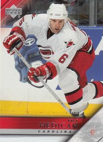 #32 Bret Hedican - Carolina Hurricanes - 2005-06 Upper Deck Hockey