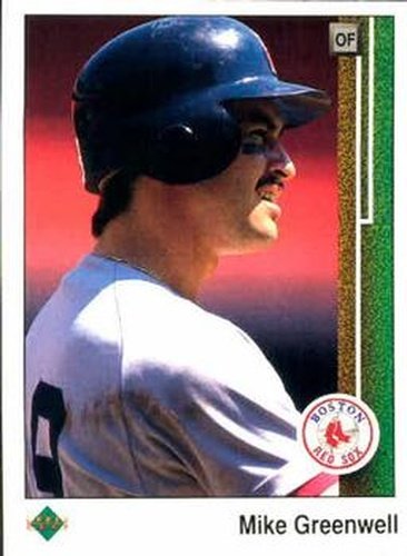#432 Mike Greenwell - Boston Red Sox - 1989 Upper Deck Baseball