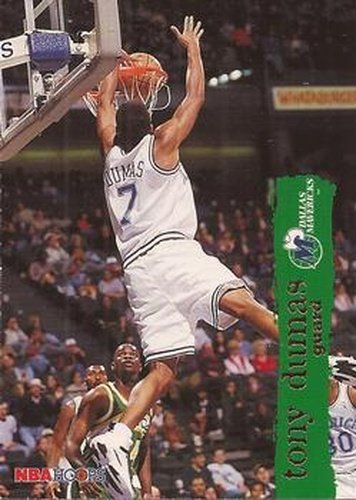 #32 Tony Dumas - Dallas Mavericks - 1995-96 Hoops Basketball