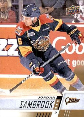 #32 Jordan Sambrook - Erie Otters - 2017-18 Upper Deck CHL Hockey