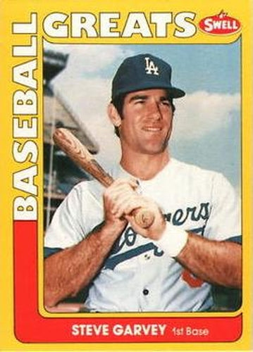 #32 Steve Garvey - Los Angeles Dodgers - 1991 Swell Baseball Greats