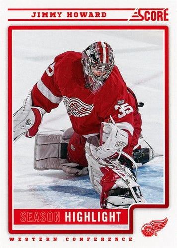 #32 Jimmy Howard - Detroit Red Wings - 2012-13 Score Hockey