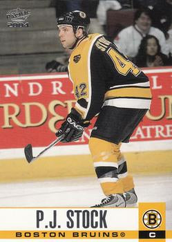 #32 P.J. Stock - Boston Bruins - 2003-04 Pacific Hockey