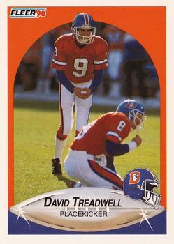 #32 David Treadwell - Denver Broncos - 1990 Fleer Football