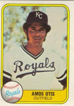 #32b Amos Otis - Kansas City Royals - 1981 Fleer Baseball