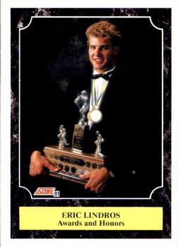 #330 Eric Lindros - 1991-92 Score Canadian Hockey