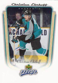 #330 Christian Ehrhoff - San Jose Sharks - 2005-06 Upper Deck MVP Hockey