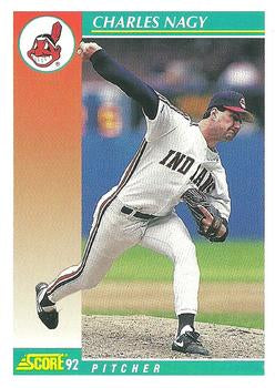 #330 Charles Nagy - Cleveland Indians - 1992 Score Baseball