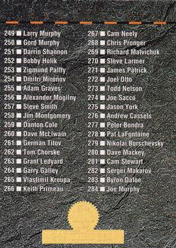 #330 Checklist: 249-330 - 1994-95 Leaf Hockey