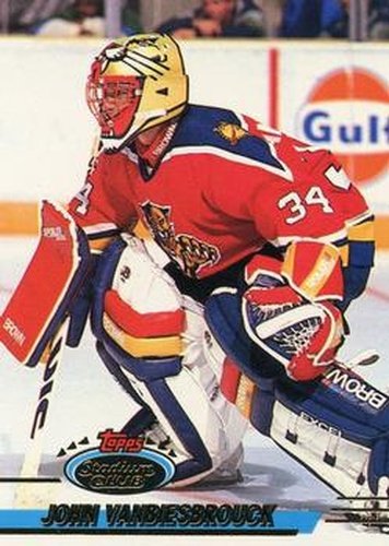 #330 John Vanbiesbrouck - Florida Panthers - 1993-94 Stadium Club Hockey