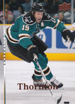 #330 Joe Thornton - San Jose Sharks - 2007-08 Upper Deck Hockey