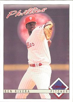 #330 Ben Rivera - Philadelphia Phillies - 1993 O-Pee-Chee Baseball