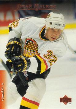 #330 Dean Malkoc - Vancouver Canucks - 1995-96 Upper Deck Hockey
