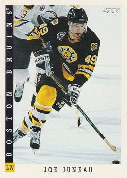 #330 Joe Juneau - Boston Bruins - 1993-94 Score Canadian Hockey