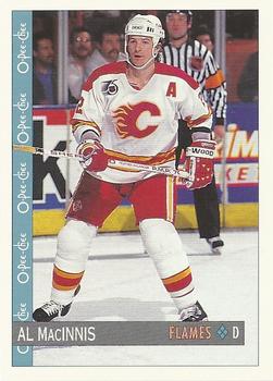 #330 Al MacInnis - Calgary Flames - 1992-93 O-Pee-Chee Hockey