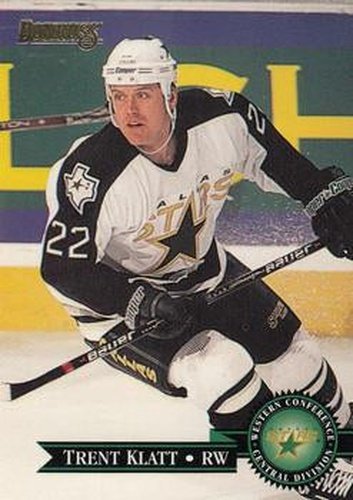 #330 Trent Klatt - Dallas Stars - 1995-96 Donruss Hockey
