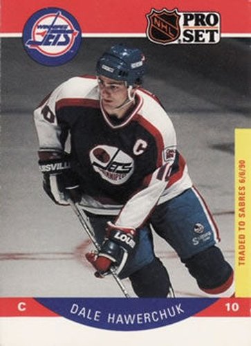 #330 Dale Hawerchuk - Buffalo Sabres - 1990-91 Pro Set Hockey