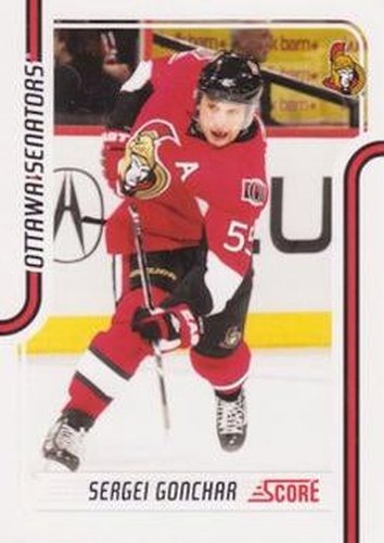 #330 Sergei Gonchar - Ottawa Senators - 2011-12 Score Hockey