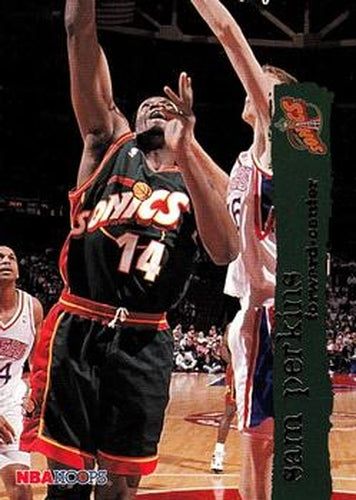 #330 Sam Perkins - Seattle SuperSonics - 1995-96 Hoops Basketball