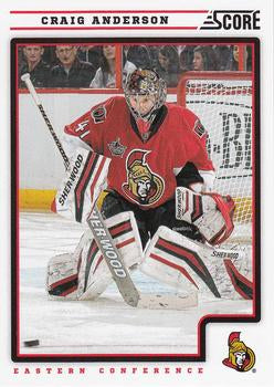 #330 Craig Anderson - Ottawa Senators - 2012-13 Score Hockey
