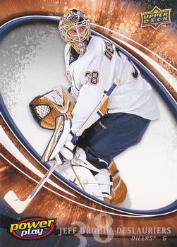 #330 Jeff Drouin-Deslauriers - Edmonton Oilers - 2008-09 Upper Deck Power Play Box Set Hockey