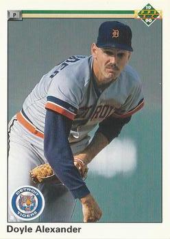 #330 Doyle Alexander - Detroit Tigers - 1990 Upper Deck Baseball