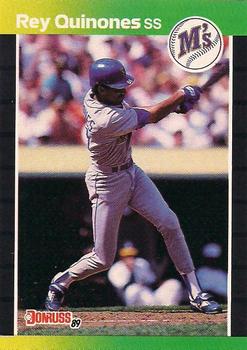 #330 Rey Quinones - Seattle Mariners - 1989 Donruss Baseball