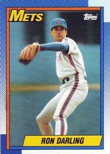 #330 Ron Darling - New York Mets - 1990 Topps Baseball