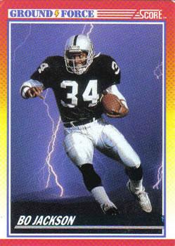 #330 Bo Jackson - Los Angeles Raiders - 1990 Score Football