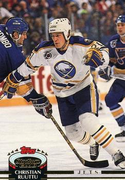 #330 Christian Ruuttu - Winnipeg Jets - 1992-93 Stadium Club Hockey