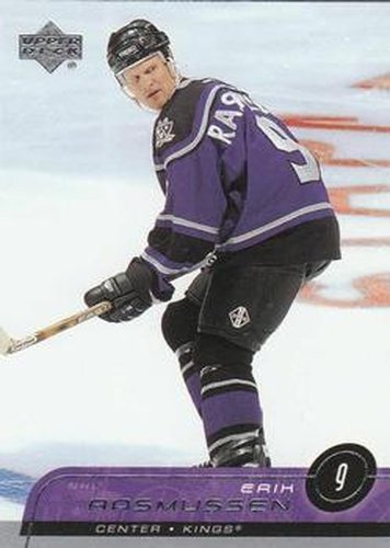 #330 Erik Rasmussen - Los Angeles Kings - 2002-03 Upper Deck Hockey