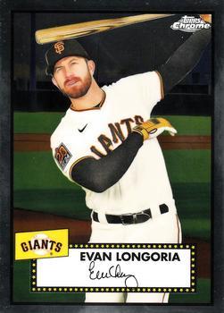 #330 Evan Longoria - San Francisco Giants - 2021 Topps Chrome Platinum Anniversary Baseball