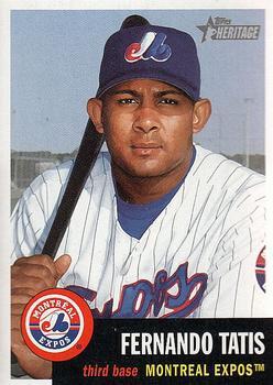 #330 Fernando Tatis - Montreal Expos - 2002 Topps Heritage Baseball