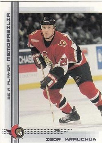 #330 Igor Kravchuk - Ottawa Senators - 2000-01 Be a Player Memorabilia Hockey