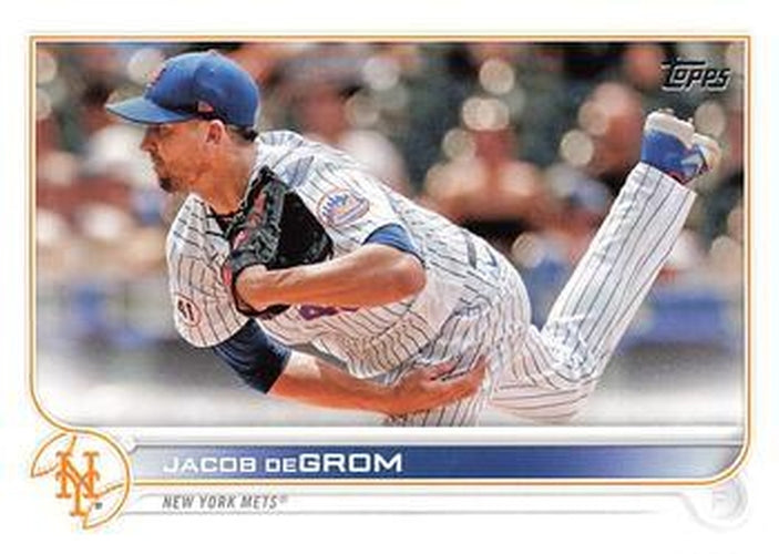 #330 Jacob deGrom - New York Mets - 2022 Topps Baseball