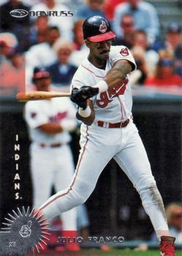 #330 Julio Franco - Cleveland Indians - 1997 Donruss Baseball